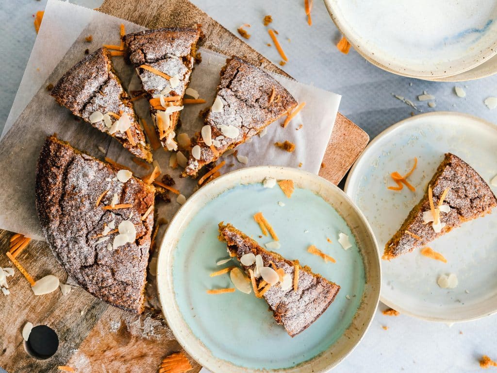 gâteau aux amandes doré