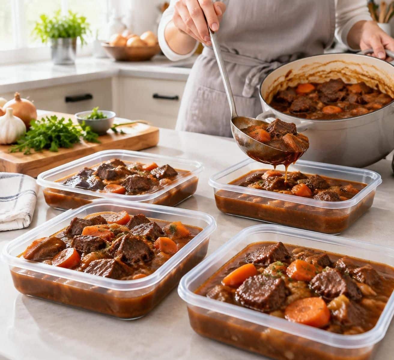 découvrez comment congeler vos plats en sauce et les décongeler sans qu’ils deviennent farineux, grâce à des conseils simples de préparation et de conservation.