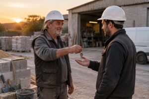 découvrez les étapes clés pour reprendre une entreprise de maçonnerie lorsque son dirigeant part à la retraite sans repreneur familial.