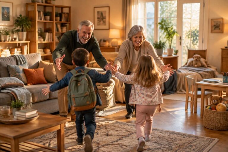 découvrez comment aménager votre logement pour accueillir vos petits-enfants un week-end sur deux, avec des idées pratiques et économiques sans tout racheter.