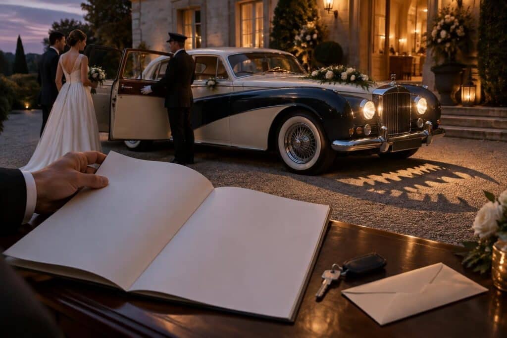 voiture de collection louée pour des mariages : découvrez pourquoi cet usage commercial peut limiter votre couverture et quelles garanties vérifier.