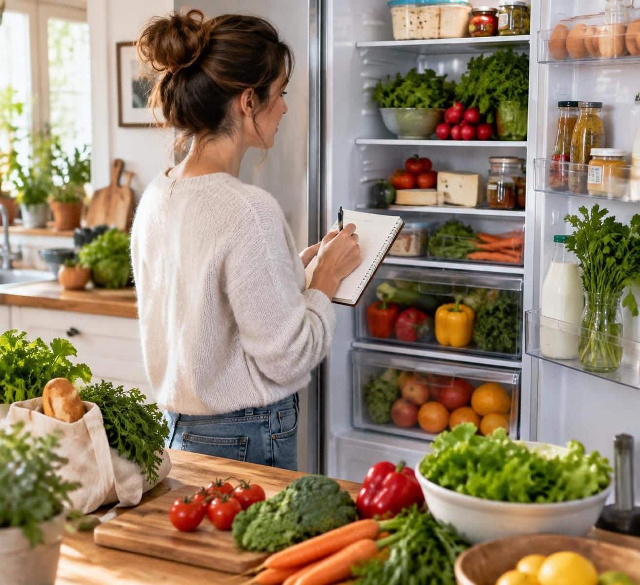 découvrez comment faire vos courses une fois par semaine, mieux conserver vos aliments et éviter de jeter la moitié du frigo.