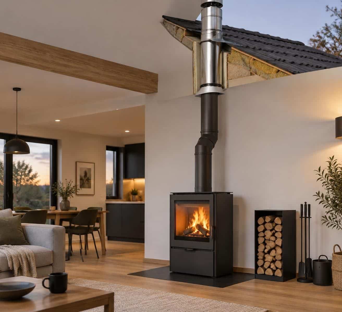 découvrez le coût réel pour installer un poêle à bois sans conduit existant : prix du tubage, création du conduit et facteurs qui influencent le budget.