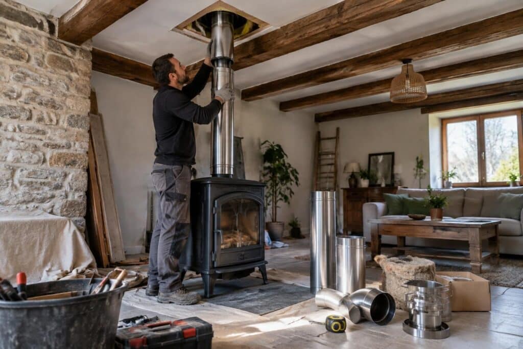 découvrez le coût réel du tubage pour installer un poêle à bois dans une maison sans conduit existant, ainsi que les étapes et points à prévoir.