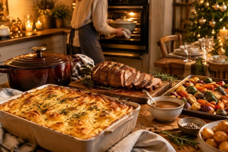 découvrez quels plats préparer à l’avance pour un repas de fête et comment les réchauffer sans perdre en saveur ni en texture.