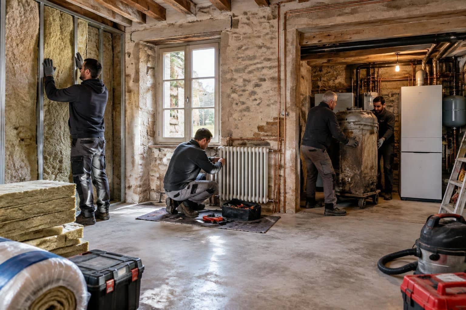 découvrez l’ordre des travaux pour remplacer une chaudière fioul dans une maison ancienne mal isolée : isolation, choix du chauffage et étapes clés.